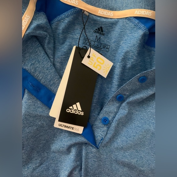 Adidas Sleeveless Golf Polo - sz M - UPF 50 - NWT - Picture 3 of 5